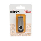 Флешка Mirex SWIVEL BLACK, 16 Гб, USB2.0, чт до 25 Мб/с, зап до 15 Мб/с, черная - Фото 6