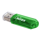 Флешка Mirex ELF GREEN, 32 Гб, USB2.0, чт до 25 Мб/с, зап до 15 Мб/с, зеленая - Фото 1