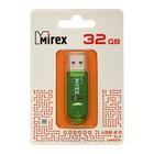 Флешка Mirex ELF GREEN, 32 Гб, USB2.0, чт до 25 Мб/с, зап до 15 Мб/с, зеленая - Фото 4