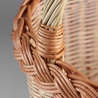 Корзина «Хозяйственная», дно= 33х24 см, верх =40х31 см, высота=19 см, с ручкой 38 см - Фото 4