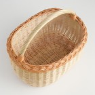 Корзина «Дачная», 7 л, дно: 25х17 см Верх: 30х25 см Высота: 20 см, с ручкой 30 см - Фото 4