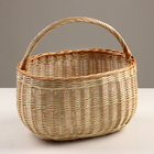 Корзина «Дачная», 7 л, дно: 25х17 см Верх: 30х25 см Высота: 20 см, с ручкой 30 см - Фото 5