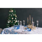 Набор столовый Этель "Зимние узоры", скатерть 180 х 150 см, салфетки - 8 шт, 100% хл - Фото 15