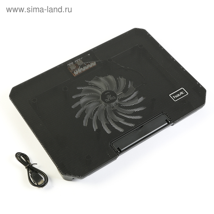 Подставка для ноутбука HAVIT HV-F2030 USB, черная - Фото 1