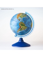 Глобус физико-политический «Классик Евро», диаметр 210 мм, с подсветкой от батареек - Фото 2