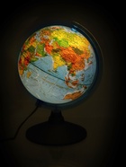 Глобус физико-политический «Классик Евро», диаметр 210 мм, с подсветкой от батареек - Фото 9