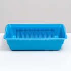 Туалет глубокий с сеткой 36×25×9 см, голубой - Фото 3