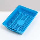 Туалет глубокий с сеткой 36×25×9 см, голубой - Фото 4