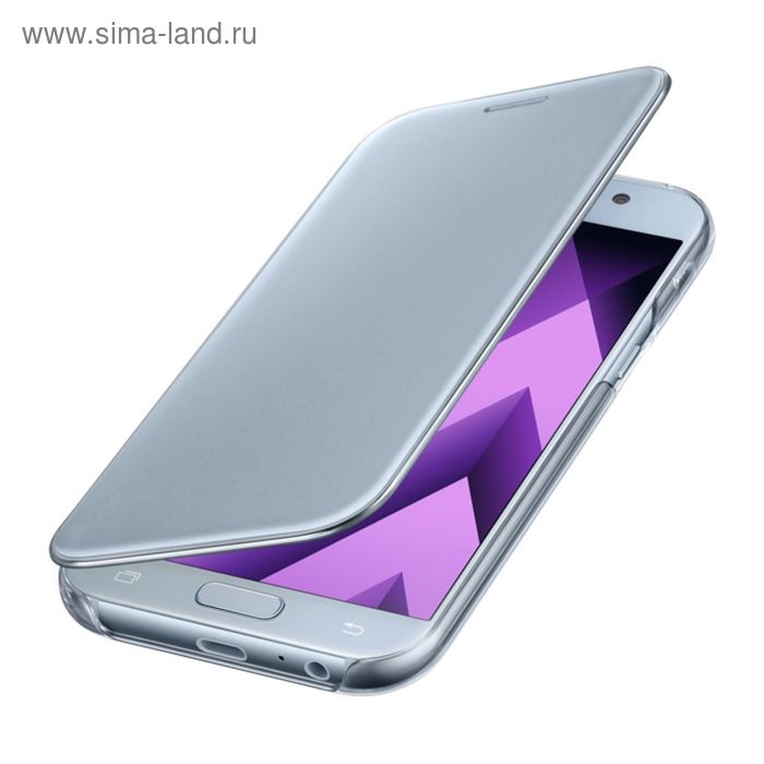 Чехол Samsung для Samsung Galaxy A5 (2017) Clear View Cover голубой - Фото 1