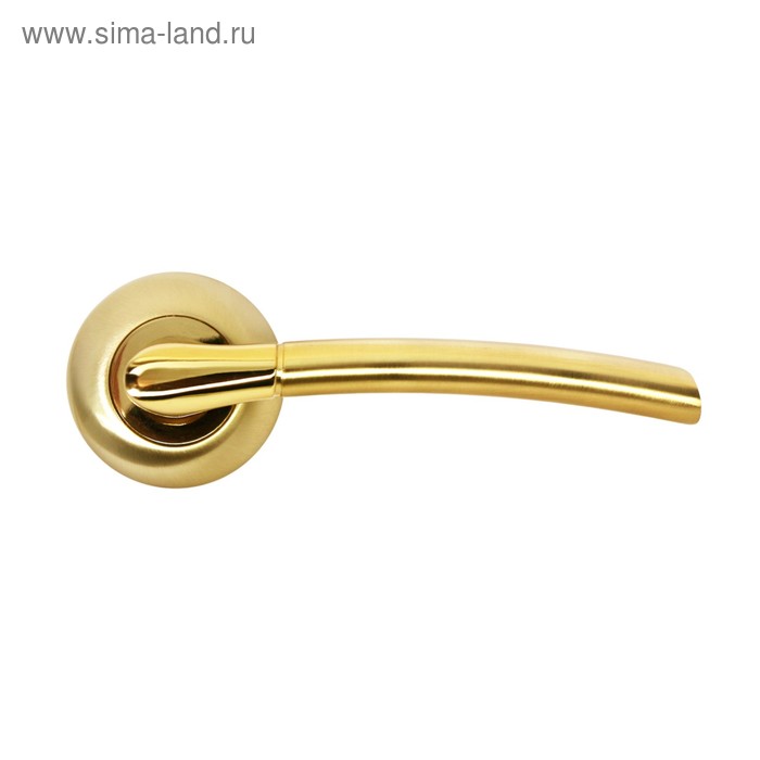 Ручка дверная RUCETTI RAP 6 SG/GP, цвет матовое золото/золото - Фото 1