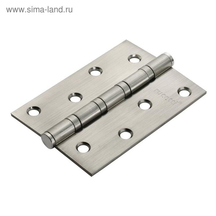 Петля стальная универсальная RUCETTI RS 100x70,2x4BB SN, цвет матовый никель - Фото 1