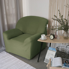 Чехол для мягкой мебели Collorista на кресло,наволочка 40*40 см в ПОДАРОК,оливковый - Фото 1