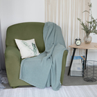 Чехол для мягкой мебели Collorista на кресло,наволочка 40*40 см в ПОДАРОК,оливковый - Фото 2