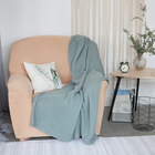 Чехол для мягкой мебели Collorista на кресло, бежевый, наволочка 40 × 40 см в подарок - Фото 6