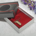 Кошелёк женский, отдел для монет, для карт на кнопке, наружный карман, цвет красный - Фото 5