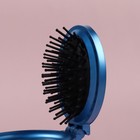 Расчёска массажная «Перламутровая бабочка», складная, с зеркалом, 5,5 × 9 см, цвет МИКС - Фото 3