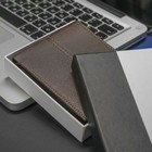 Портмоне мужское, 2 отдела, для карт, цвет кофе - Фото 4