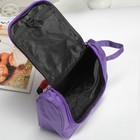 Косметичка-сумочка, отдел на молнии, цвет фиолетовый - Фото 2