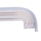 Карниз трёхрядный «Ультракомпакт. Классик», 400 см, с декоративной планкой 7 см, цвет беленый дуб - Фото 2