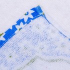 Салфетка махровая "Цветочки", 25х25см, 100%-хлопок,200 г/м - Фото 2