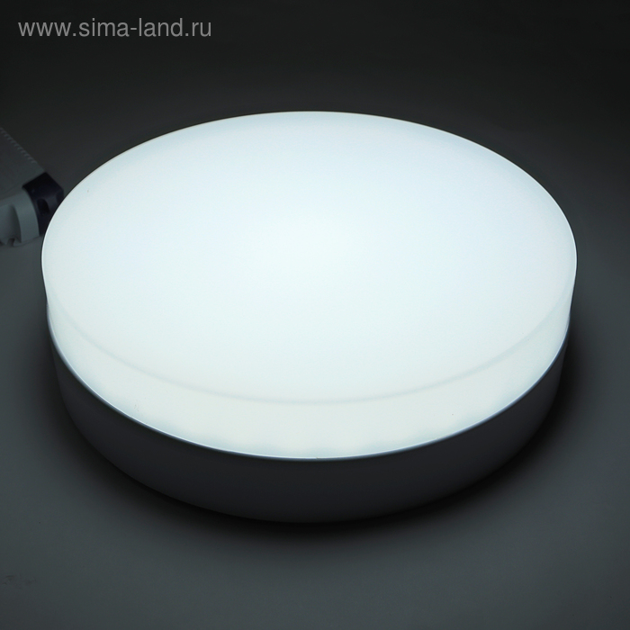 Накладной светодиодный светильник Luazon, круглый, 215х55 мм, 24 Вт, 2250 Лм, 6500 К - Фото 1
