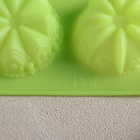 Форма силиконовая для выпечки Доляна «Немецкий кекс.Абстракция», 26×17×3 см, 6 ячеек, цвет МИКС - Фото 4