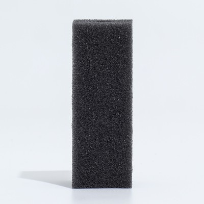 Губка прямоугольная для фильтра, серия F, 3.5×4×10 см, серая
