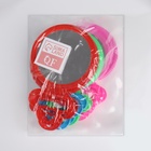 Зеркало настольное, круглое, настенное, 11.5×17.8 см, (d=9.5 см), МИКС - Фото 6