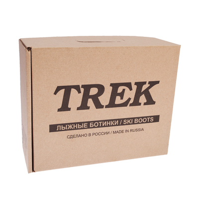 Ботинки лыжные TREK Snowrock, NNN, р. 31, искусственная кожа, белые