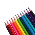 Карандаши цветные 12 цветов BrunoVisconti Easycolor, трёхгранные, особо мягкие - Фото 4