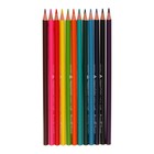 Карандаши цветные 12 цветов BrunoVisconti Happycolor, трёхгранные, МИКС - Фото 5