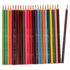 Карандаши акварельные 24 цвета BrunoVisconti Aquarelle, трёхгранные - Фото 2