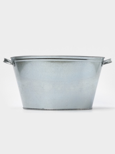 Таз оцинкованный круглый, 26 л, d=45,5 см, h=24 см, ГОСТ