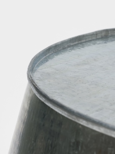 Таз оцинкованный круглый, 26 л, d=45,5 см, h=24 см, ГОСТ