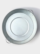 Таз для бани, круглый, оцинкованная сталь, 38 л - Фото 3