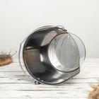 Ведро-подойник, 9 л, нержавеющая сталь, ГОСТ - Фото 2