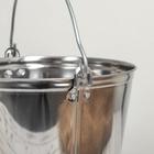 Ведро-подойник, 9 л, нержавеющая сталь, ГОСТ - Фото 4