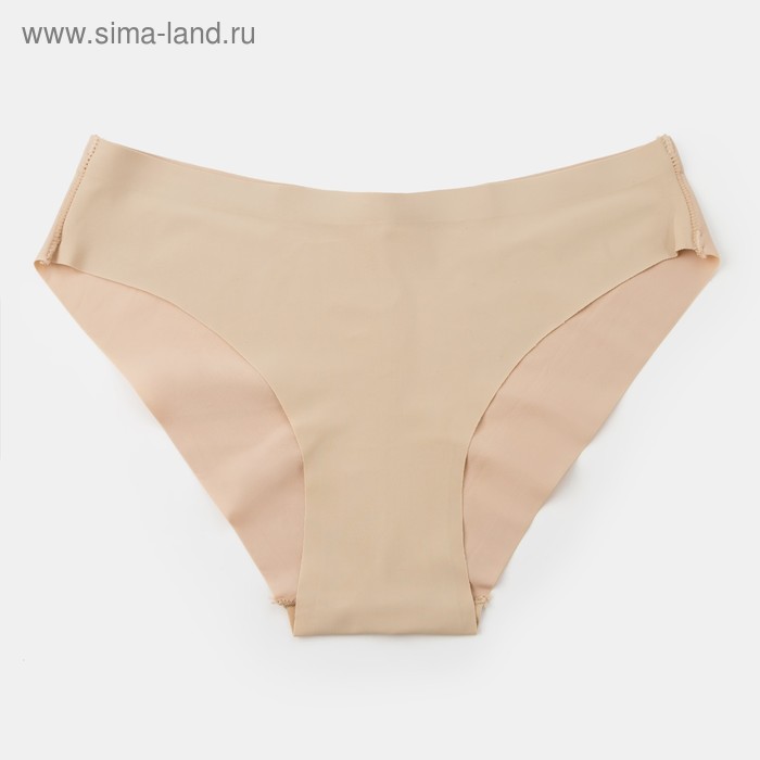 Трусы бесшовные ONLITOP Invisible classic, размер 44-46 (M), цвет бежевый - Фото 1