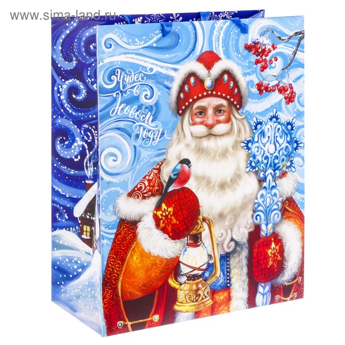 Пакет ламинированный XL «Чудес в Новом году!», 40 × 49 × 19 см - Фото 1
