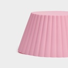 Форма для выпечки кекса Доляна «Круг. Риб», силикон, 11×6 см, розовая - Фото 4