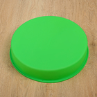 Форма силиконовая для выпечки Доляна «Круг», 28×4,5 см, цвет МИКС - Фото 3