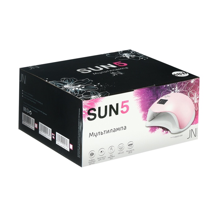 Лампа для гель-лака JessNail SUN 5, UV/LED, 48 Вт, таймер 10/30/60 сек, розовая - фото 51755555 Лампа для гель-лака JessNail SUN 5, UV/LED, 48 Вт, таймер 10/30/60 сек, розовая - фото 51755555