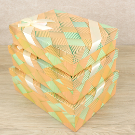 Набор подарочных коробок 3 в 1, 29×21.5×9.5 - 26×18.5×6.5 см 2676200