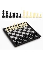 Шахматы с шашками и нардами «Классика», 3 в 1, магнитная доска 25×25 см - Фото 5