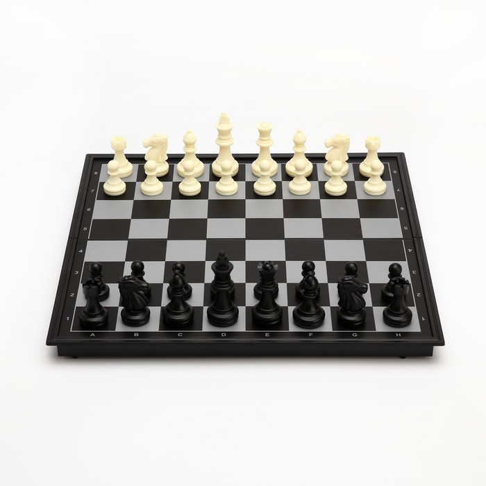 Настольная игра 3 в 1 "Классика": шахматы, шашки, нарды, магнитная доска 32 х 32 см - фото 1887624439