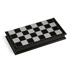 Настольная игра 3 в 1 "Классика": шахматы, шашки, нарды, магнитная доска 32 х 32 см - фото 3785232