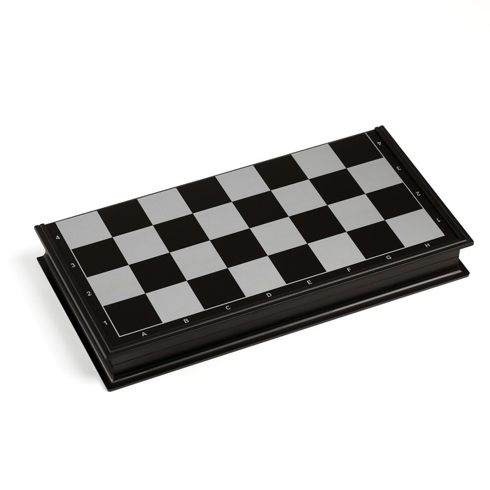 Настольная игра 3 в 1 "Классика": шахматы, шашки, нарды, магнитная доска 32 х 32 см - фото 1887624440