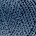 Шнур для вязания без сердечника 100% хлопок, ширина 2мм 100м/95гр (2175 джинс) МИКС - Фото 1