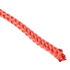 Шнур для вязания без сердечника 100% полиэфир, ширина 3мм 100м/210гр, (78 коралловый) - Фото 3