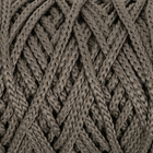 Шнур для вязания без сердечника 100% полиэфир, ширина 3мм 100м/210гр, (37 т. бежевый) - Фото 4